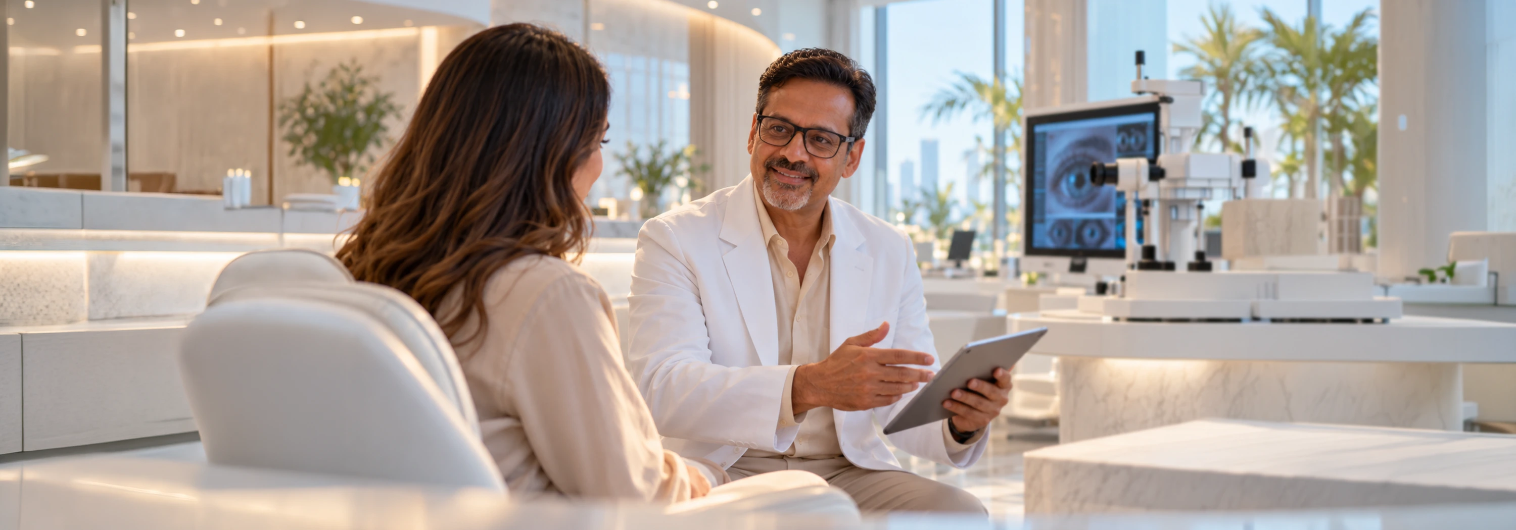 Premium patient experience inside a modern healthcare environment